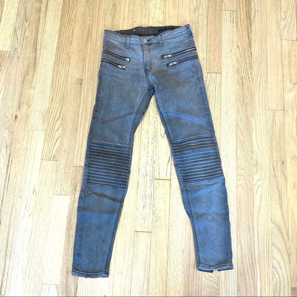Zara gray stretch jeans